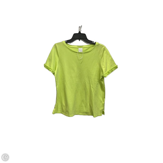 Top Short Sleeve By Madeleine In Green, Size: Xl
