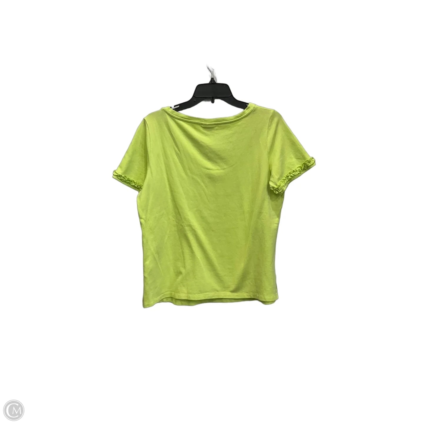 Top Short Sleeve By Madeleine In Green, Size: Xl