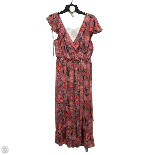 Dress Casual Maxi By Band Of Gypsies In Pink, Size: L