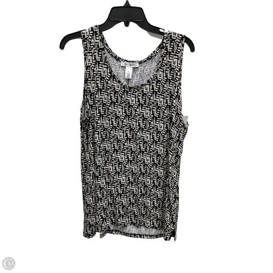 Top Sleeveless By White House Black Market In Black & White, Size: L