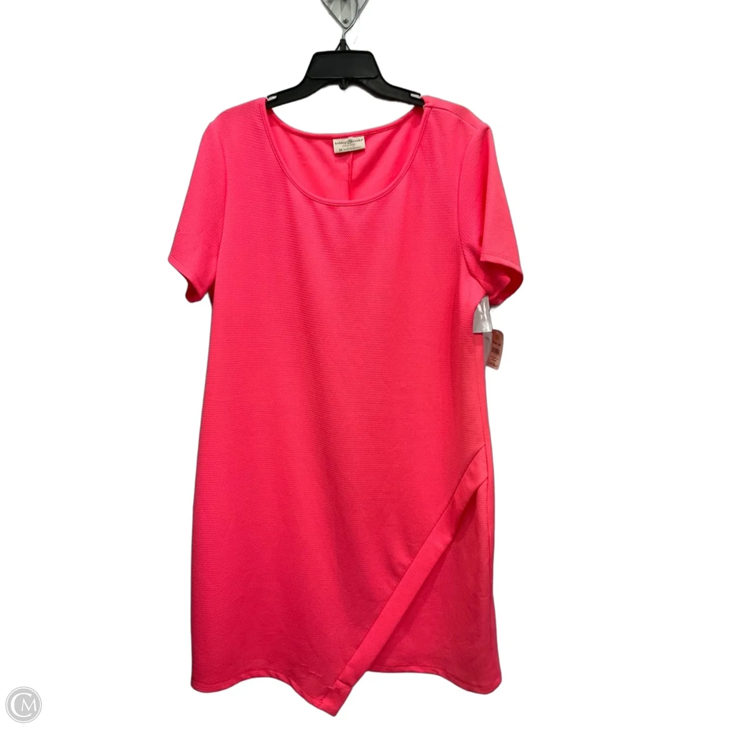 Dress Casual Midi By Bobbie Brooks In Pink, Size: 2x