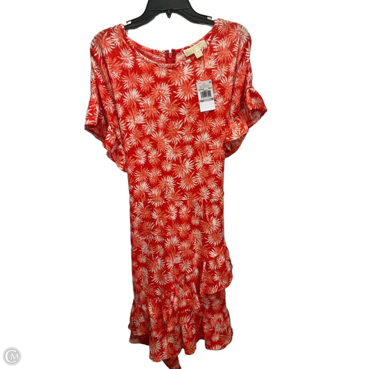 Dress Casual Midi By Michael By Michael Kors In Orange, Size: 1x