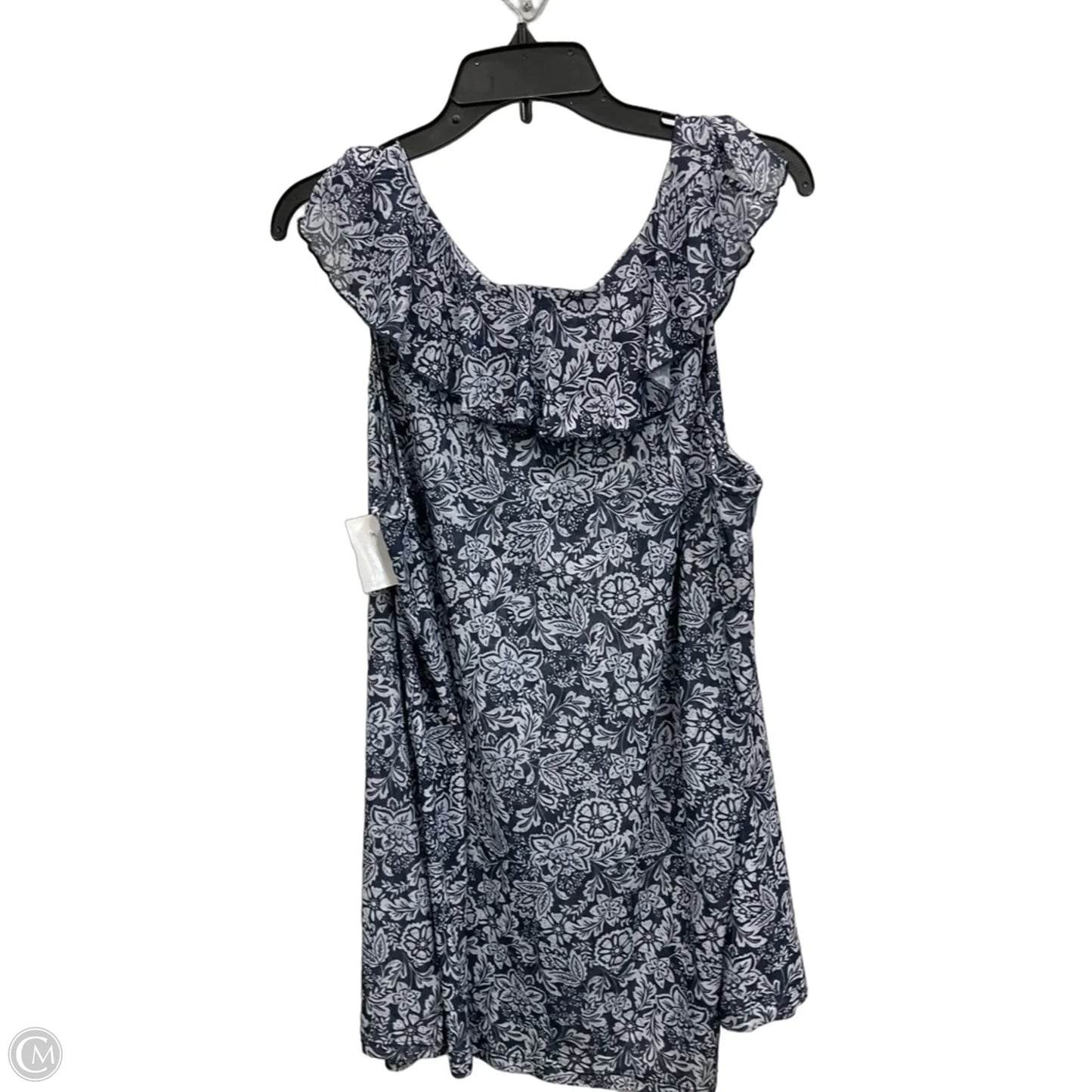 Top Sleeveless By Lane Bryant In Blue, Size: 3x