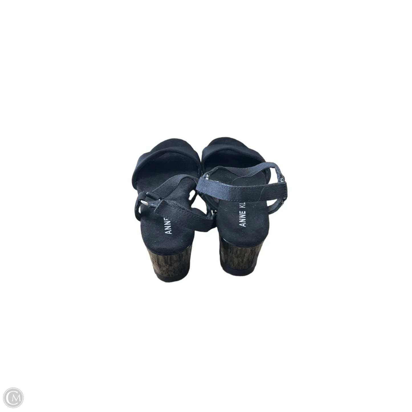 Sandals Heels Wedge By Anne Klein In Black, Size: 8