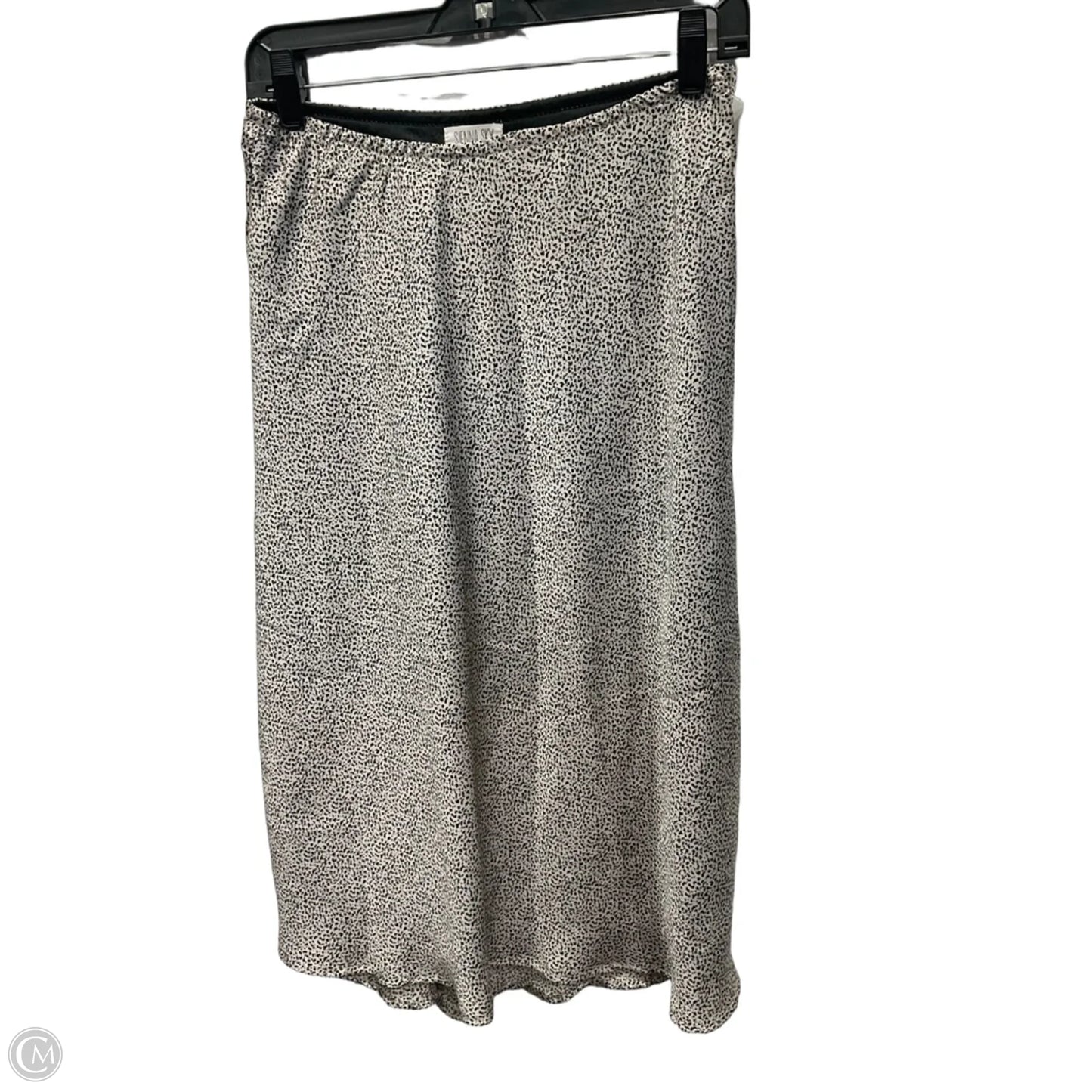 Skirt Midi By Sienna Sky In Black & White, Size: M