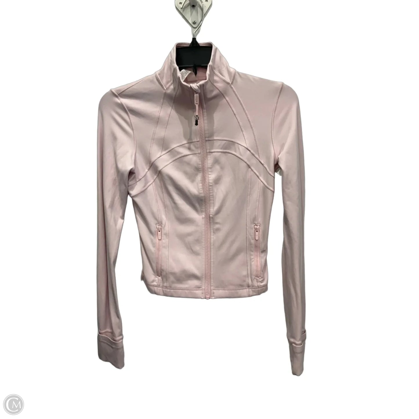 Athletic Jacket By Lululemon In Pink, Size: S