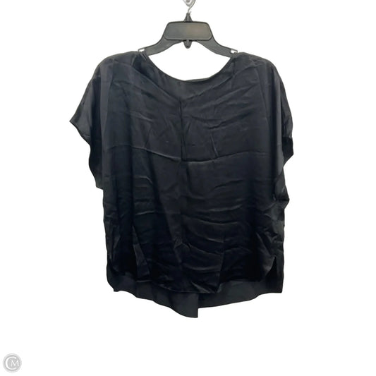 Top Short Sleeve By Banana Republic In Black, Size: M