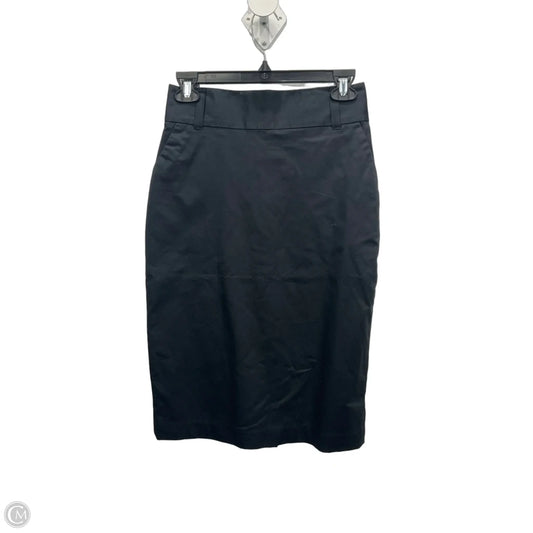 Skirt Midi By Banana Republic In Black, Size: 2