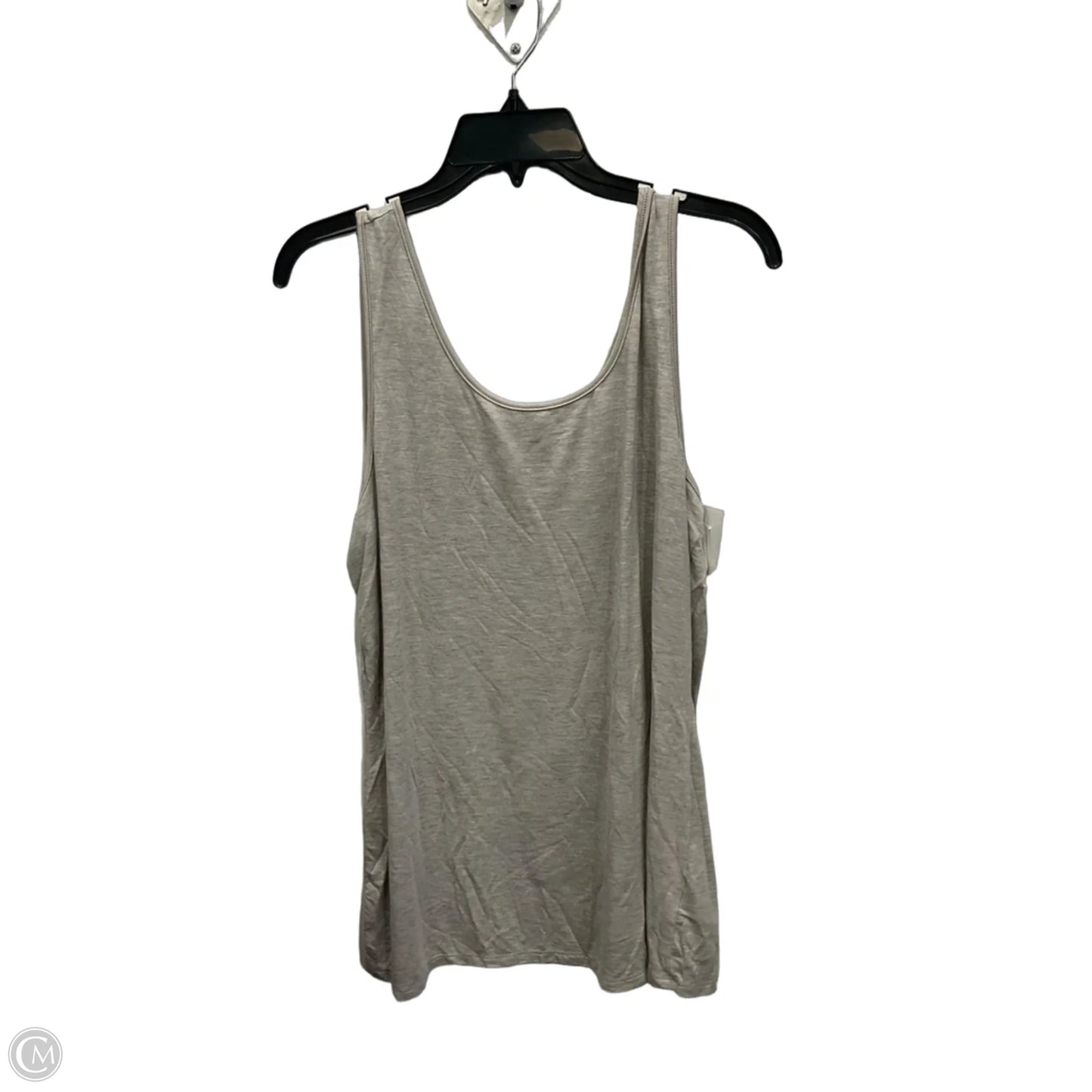 Top Sleeveless By H For Halston In Grey, Size: L