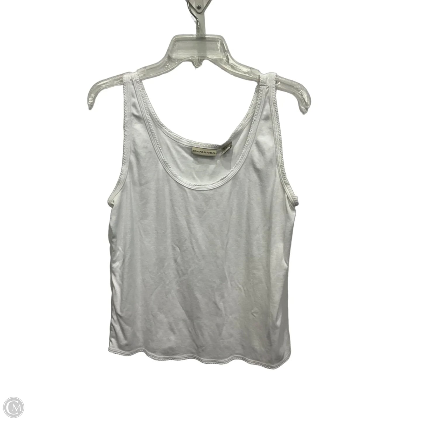 Top Sleeveless By Banana Republic In White, Size: Xl
