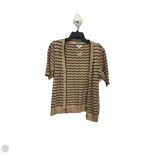 Cardigan By J. Crew In Tan & White, Size: M