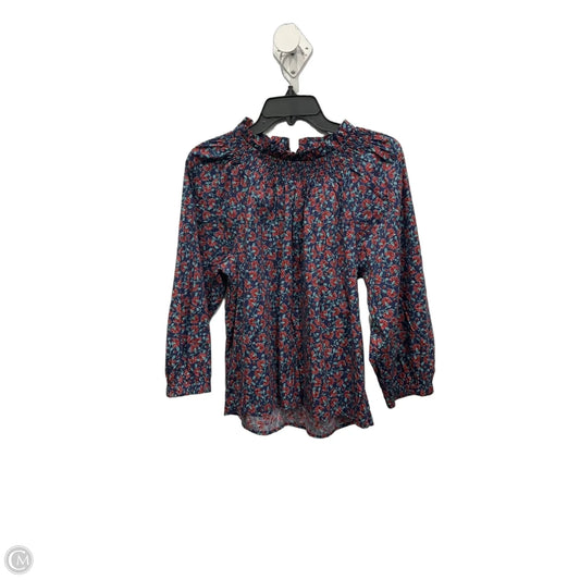 Top Long Sleeve By J. Crew In Blue, Size: M