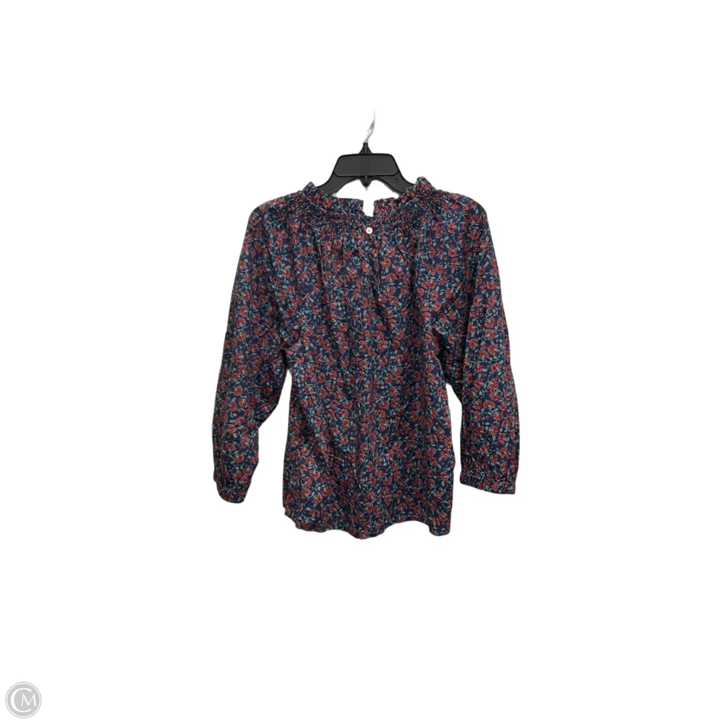 Top Long Sleeve By J. Crew In Blue, Size: M