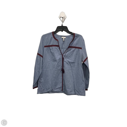 Top Long Sleeve By Joie In Blue, Size: L