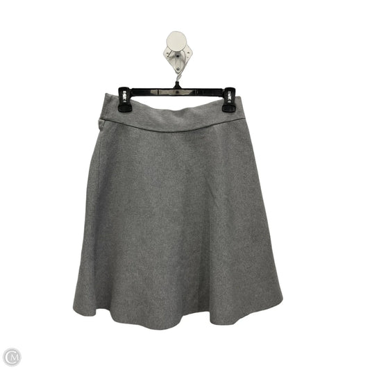 Skirt Midi By Ann Taylor In Grey, Size: M
