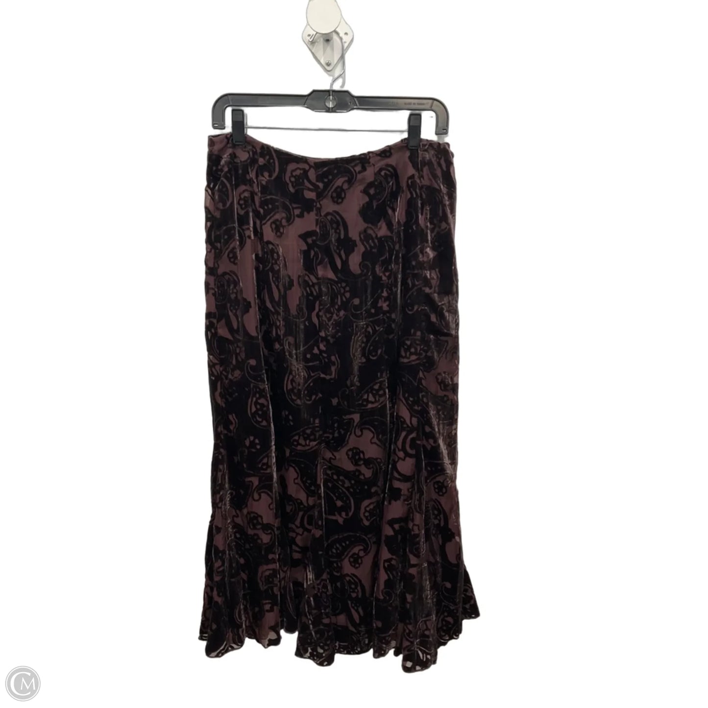Skirt Maxi By Coldwater Creek In Maroon, Size: S