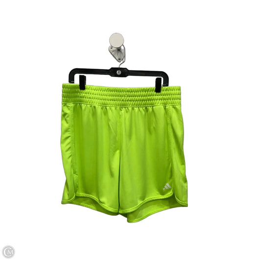 Athletic Shorts By Adidas In Green, Size: Xl