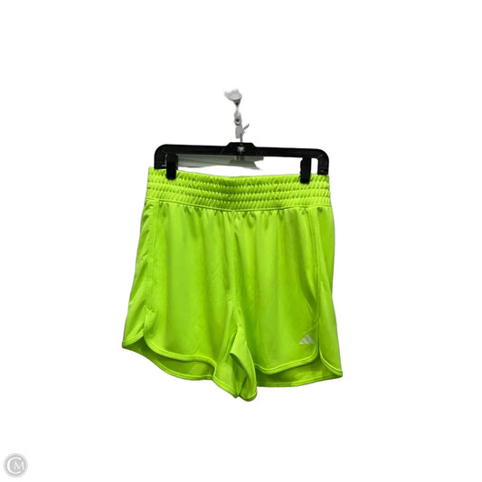 Athletic Shorts By Adidas In Green, Size: Xl