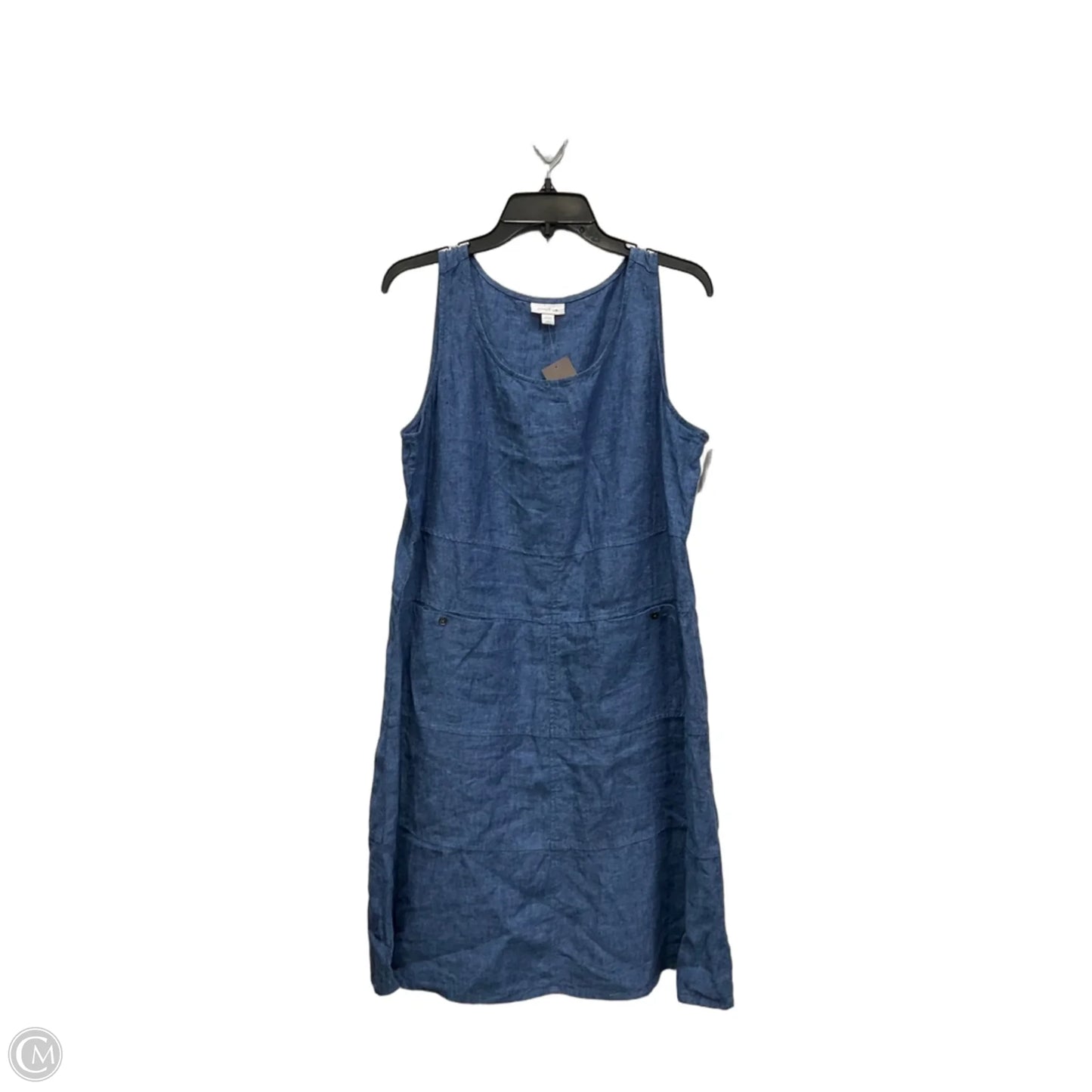 Dress Casual Midi By Pure Jill In Blue, Size: L