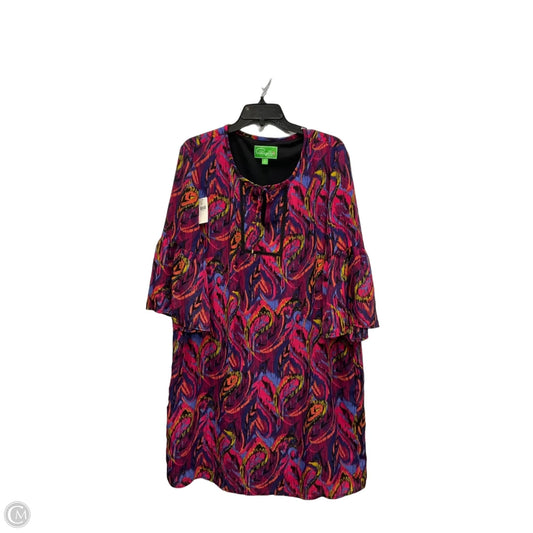 Dress Casual Midi By Cappagallo In Multi-colored, Size: Xl