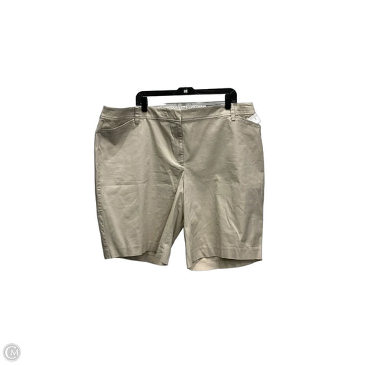 Shorts By Talbots In Tan, Size: 22