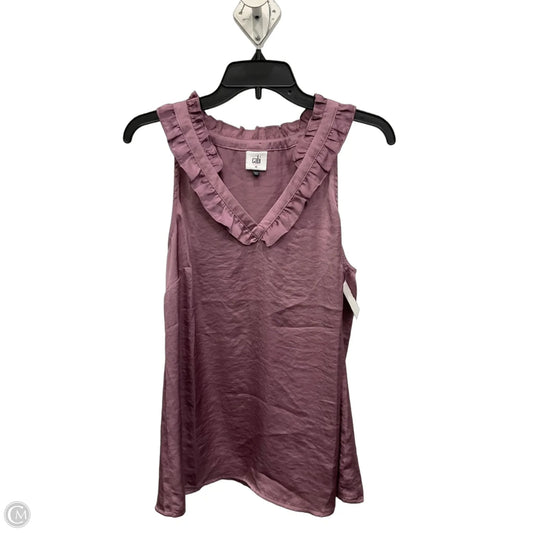 Top Sleeveless By Cabi In Purple, Size: M