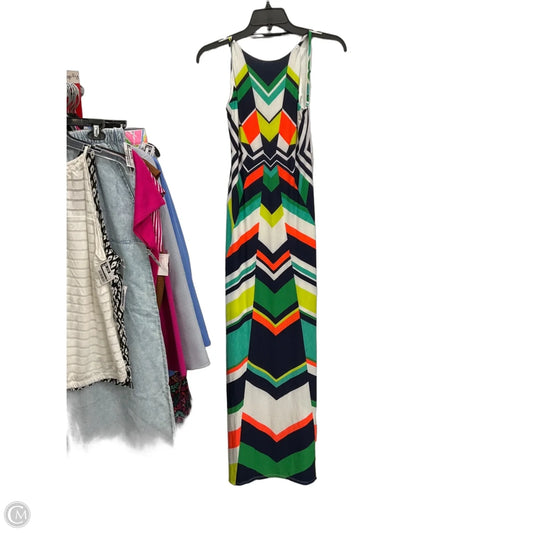 Dress Casual Maxi By Clothes Mentor In Multi-colored, Size: L