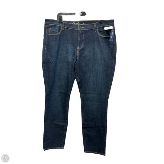 Jeans Skinny By Old Navy In Blue, Size: 18