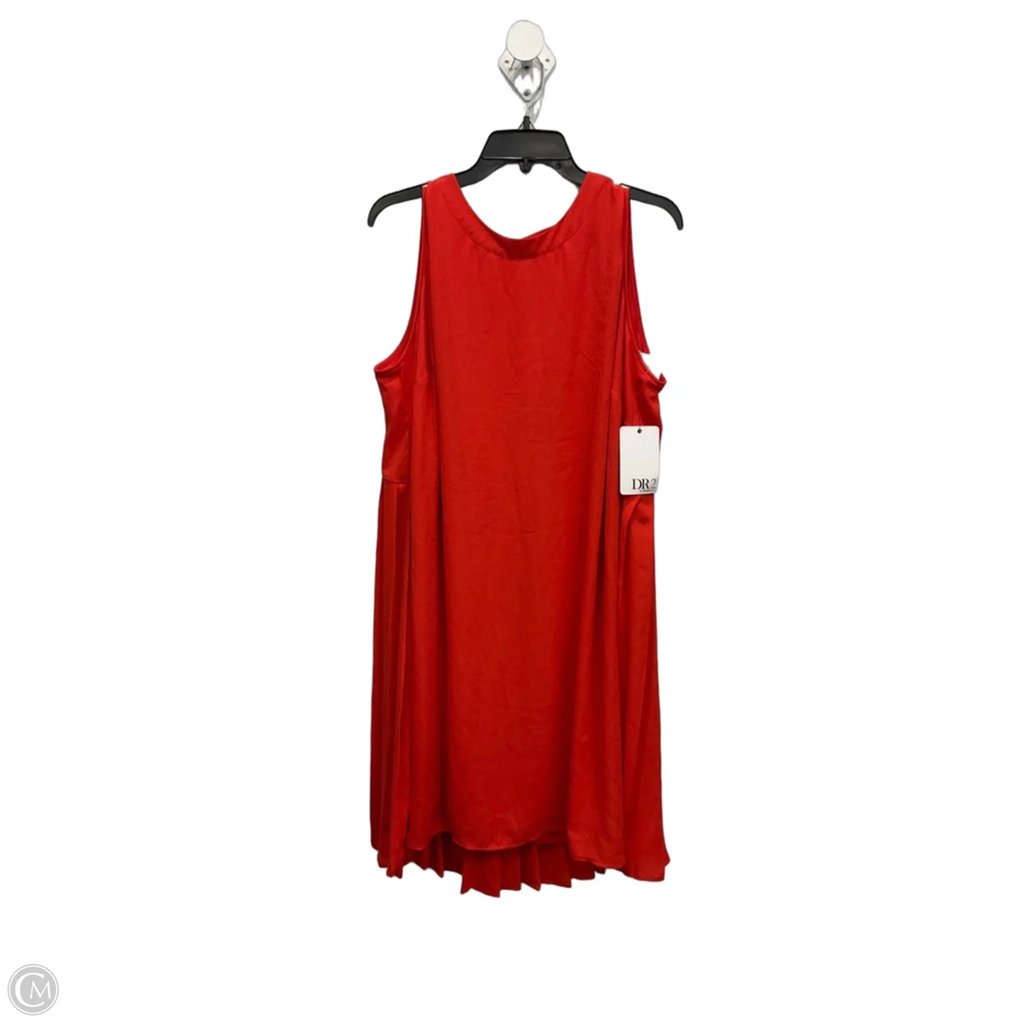 Dress Casual Midi By Dr2 In Red, Size: 1x