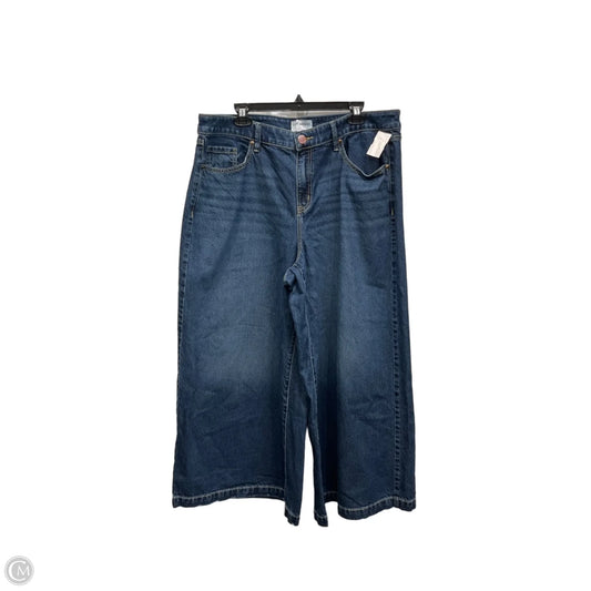 Jeans Wide Leg By Lane Bryant In Blue, Size: 16