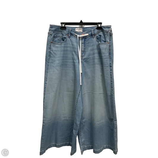 Jeans Wide Leg By Lane Bryant In Blue, Size: 16