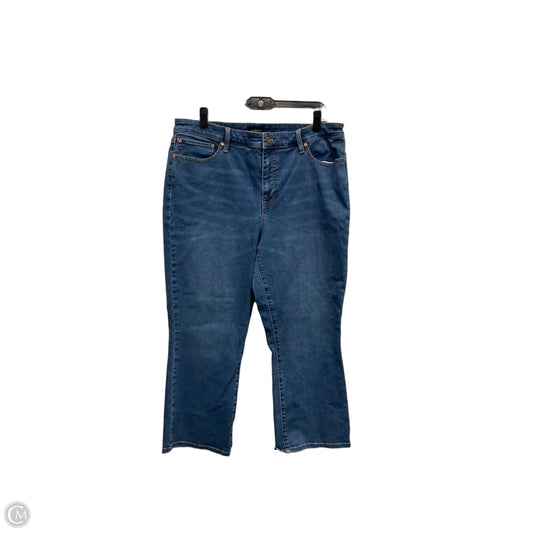 Jeans Flared By Talbots In Blue, Size: 16