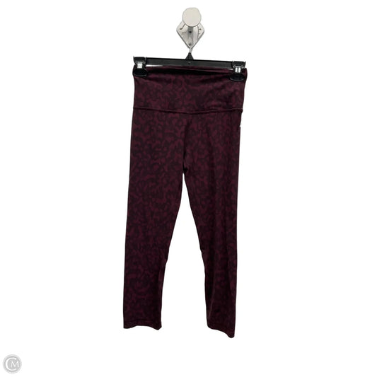 Athletic Leggings By Lululemon In Purple, Size: 4