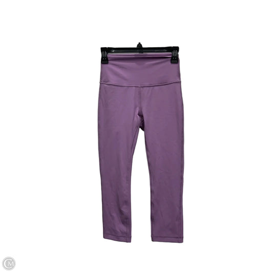 Athletic Leggings By Lululemon In Purple, Size: 4