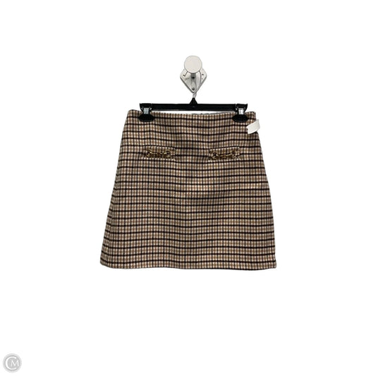 Skirt Mini & Short By Loft In Plaid Pattern, Size: 4p