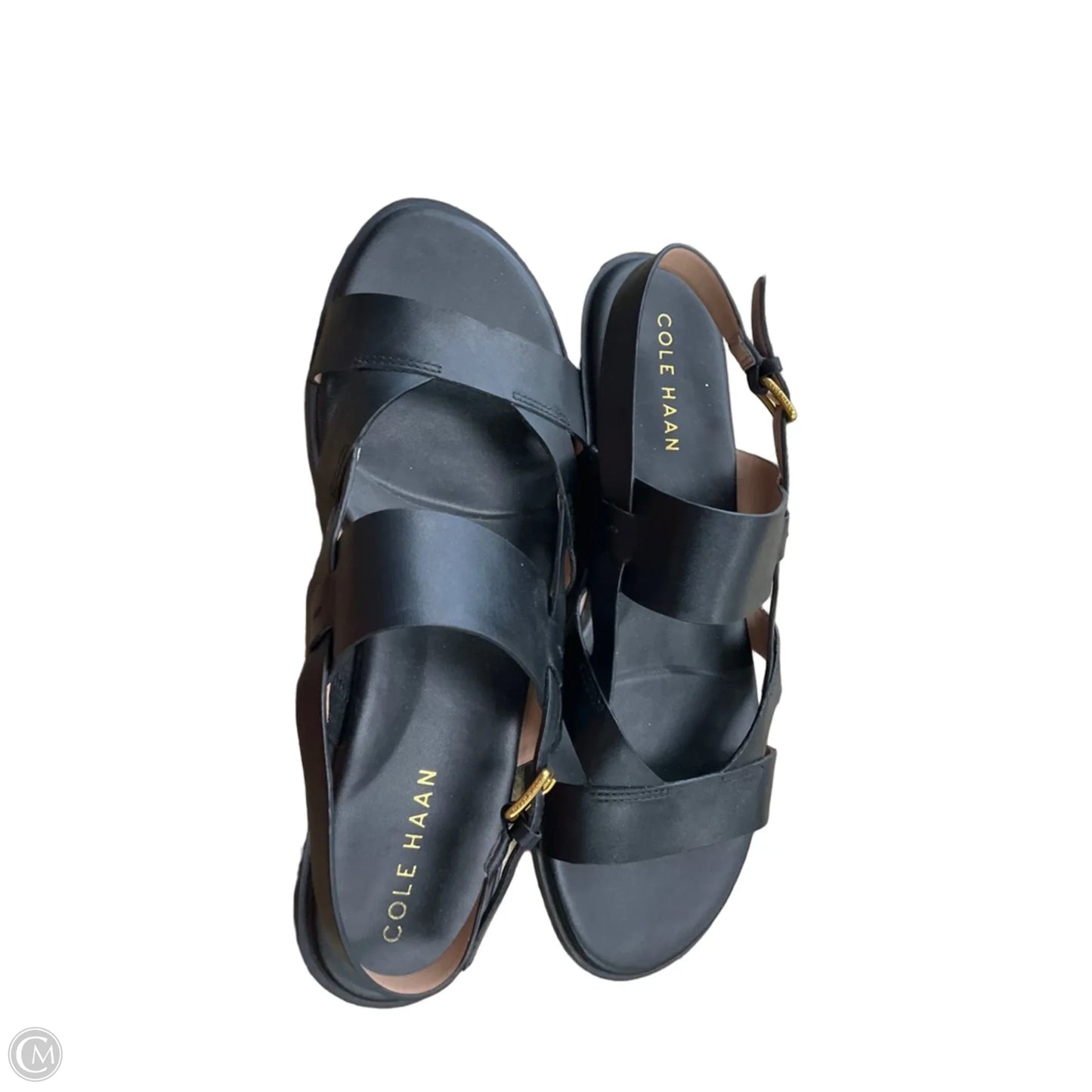 Sandals Flats By Cole-haan In Black, Size: 7.5