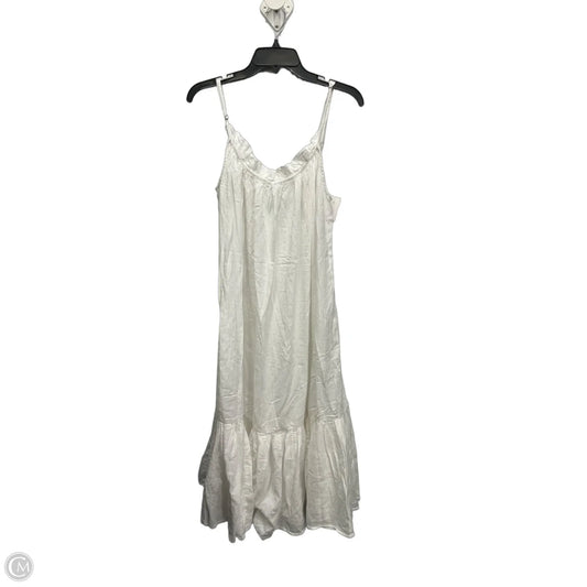 Dress Casual Maxi By J. Crew In White, Size: Xl