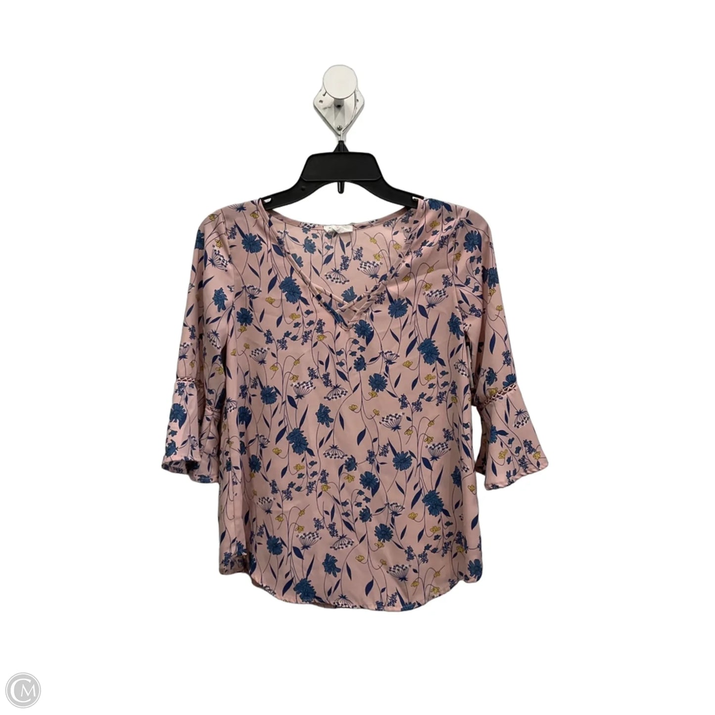 Top 3/4 Sleeve By Sienna Sky In Pink, Size: Xs