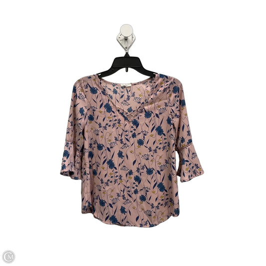 Top 3/4 Sleeve By Sienna Sky In Pink, Size: Xs