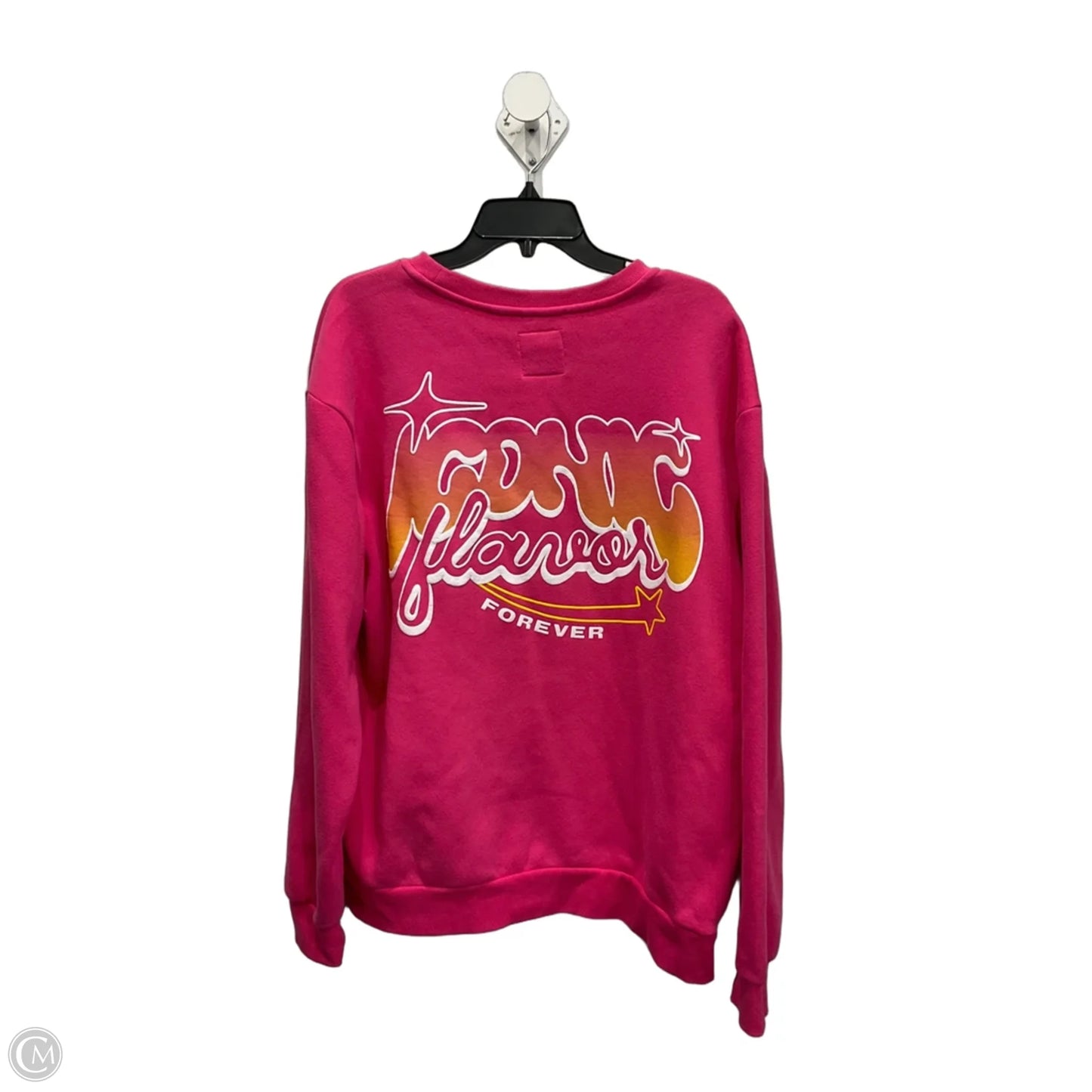 Top 2pc Long Sleeve By Clothes Mentor In Pink, Size: L