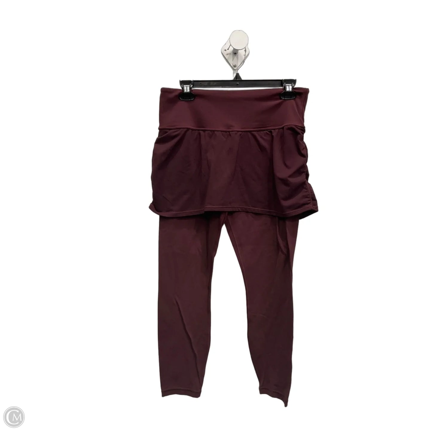 Skort By Athleta In Maroon, Size: L