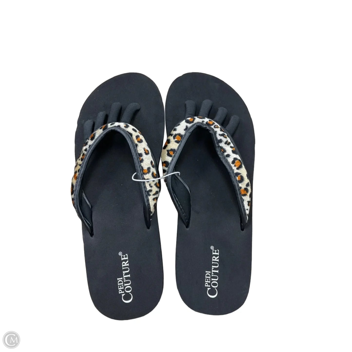 Sandals Flip Flops By Clothes Mentor In Animal Print, Size: 9