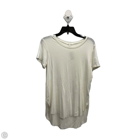Top Short Sleeve By Maurices In White, Size: M