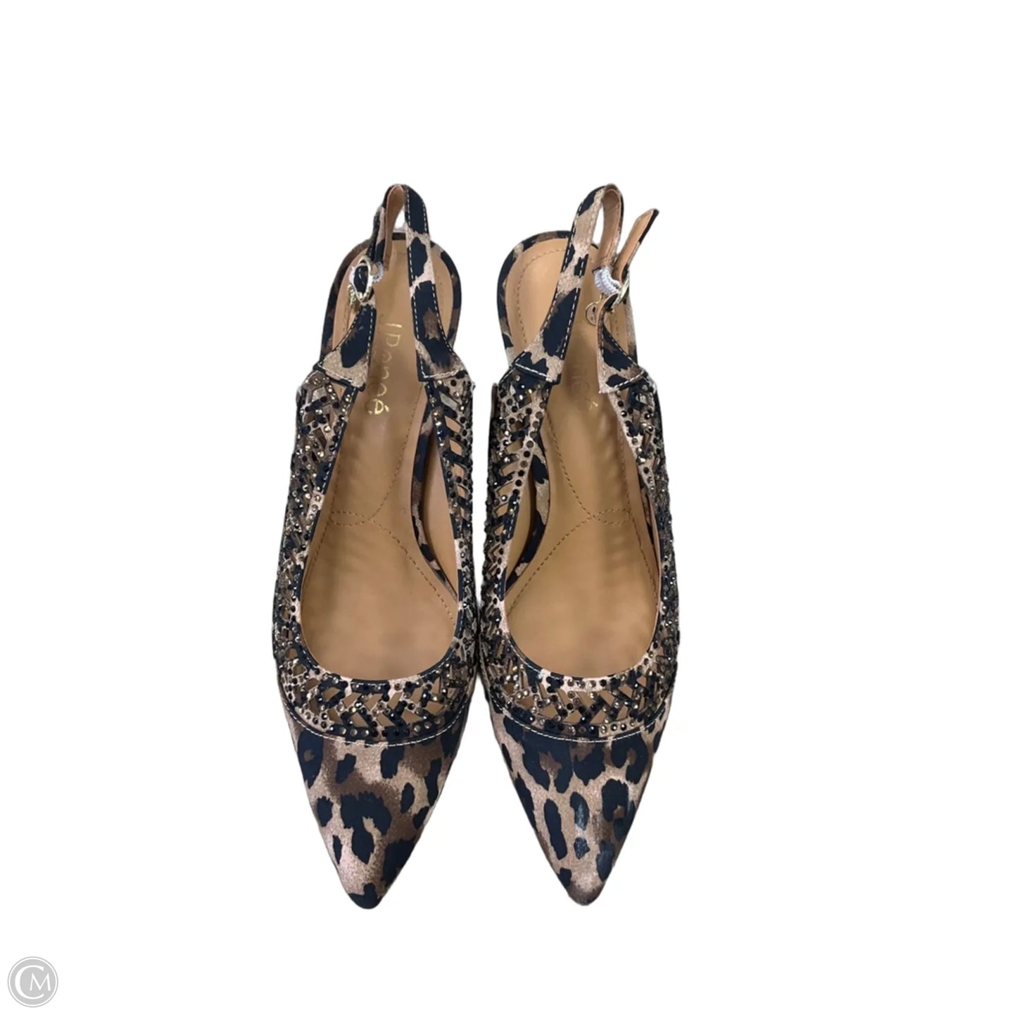 Shoes Heels Kitten By Clothes Mentor In Animal Print, Size: 9.5