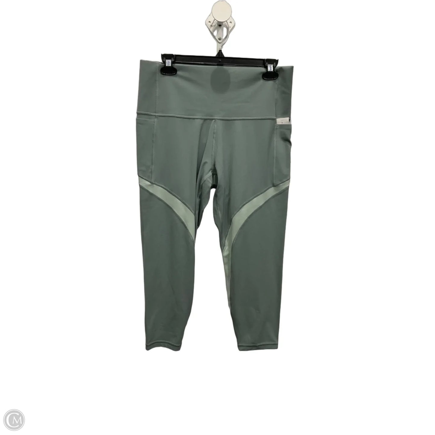 Athletic Leggings By Athleta In Green, Size: 1x