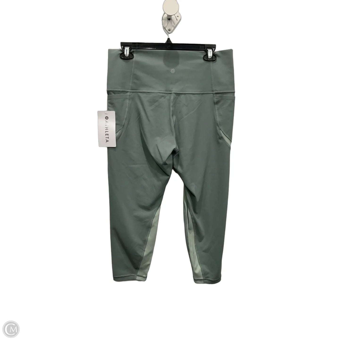 Athletic Leggings By Athleta In Green, Size: 1x