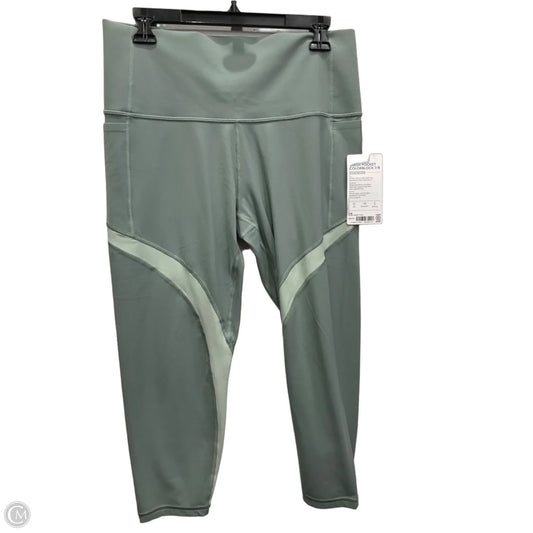 Athletic Leggings By Athleta In Green, Size: 1x