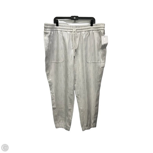 Athletic Pants By Athleta In White, Size: 3x