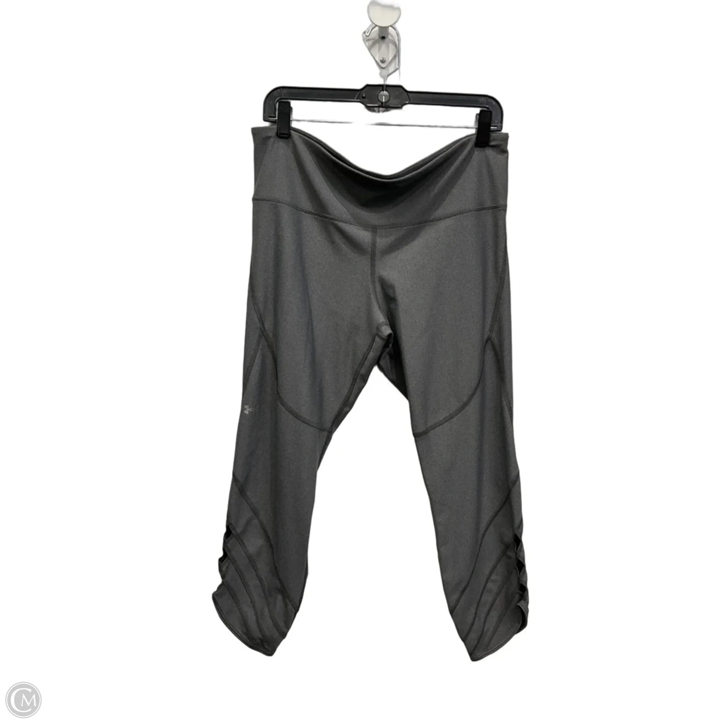 Athletic Leggings By Under Armour In Grey, Size: Xl