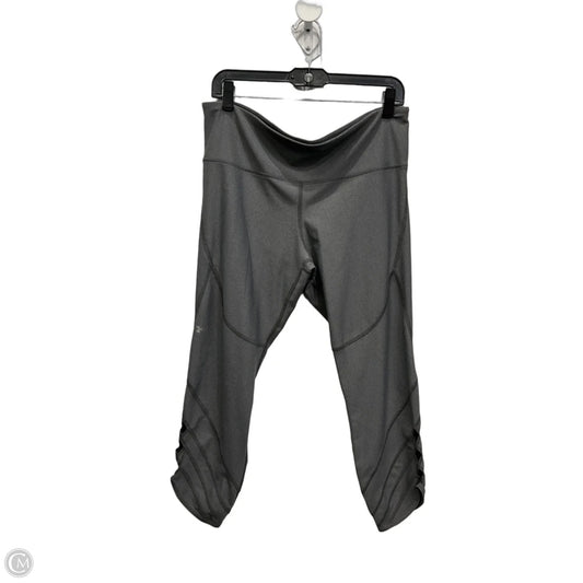 Athletic Leggings By Under Armour In Grey, Size: Xl